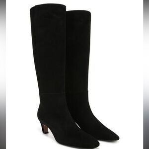 Sam Edelman ‘Molly’ Black Knee-High Wide Calf Women's Boots